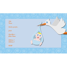 Baby Shower Sky BlueInvitation